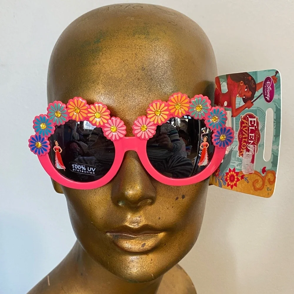 Disney Floral Kids Sunglasses - Pink with Multicolor Flowers